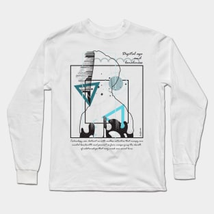 Digital age and loneliness version 9 Long Sleeve T-Shirt